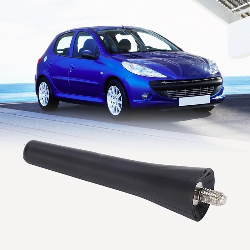 Short Car Antenna 6 7cm ABS Black Replacement for Peugeot 107 108 207 307 308 407 - Image 4